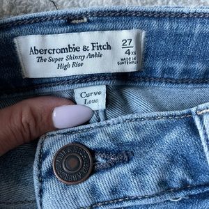Abercrombie & Fitch curve love super skinny high rise jeans petite